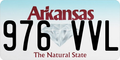 AR license plate 976VVL