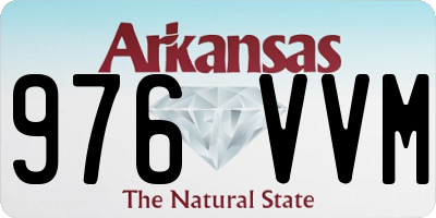 AR license plate 976VVM