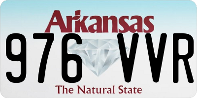 AR license plate 976VVR