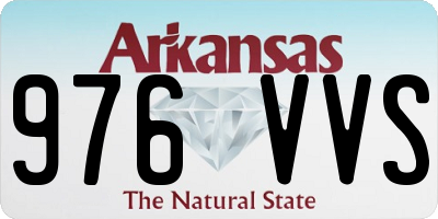 AR license plate 976VVS