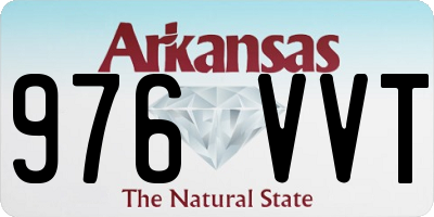 AR license plate 976VVT