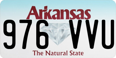 AR license plate 976VVU