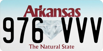 AR license plate 976VVV