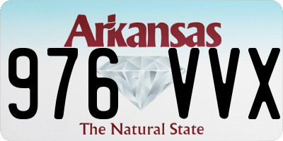 AR license plate 976VVX