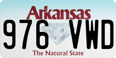 AR license plate 976VWD