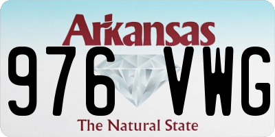 AR license plate 976VWG