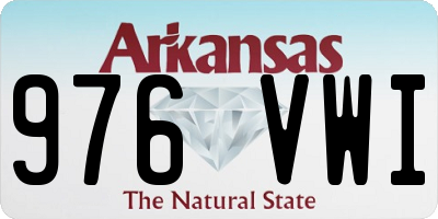 AR license plate 976VWI
