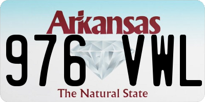 AR license plate 976VWL