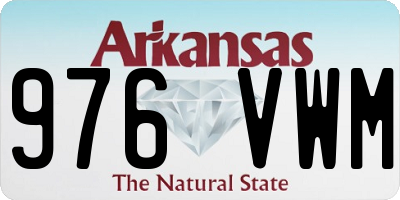 AR license plate 976VWM