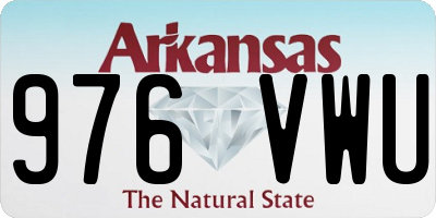 AR license plate 976VWU