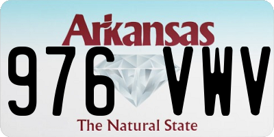 AR license plate 976VWV