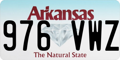 AR license plate 976VWZ