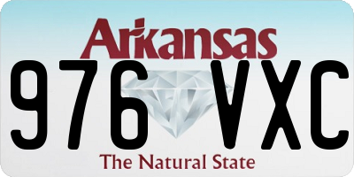 AR license plate 976VXC
