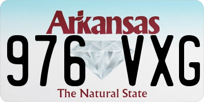 AR license plate 976VXG