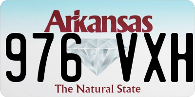AR license plate 976VXH