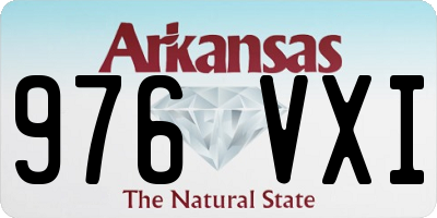 AR license plate 976VXI
