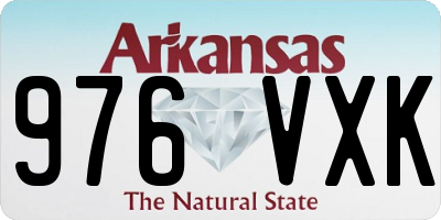 AR license plate 976VXK