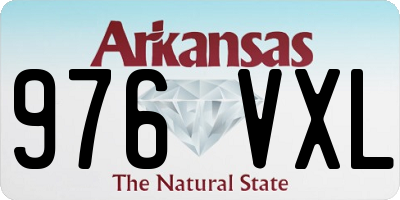 AR license plate 976VXL