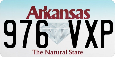 AR license plate 976VXP