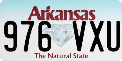 AR license plate 976VXU