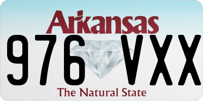 AR license plate 976VXX