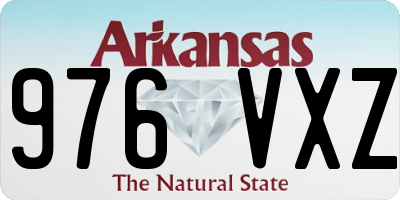 AR license plate 976VXZ