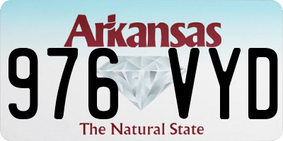 AR license plate 976VYD
