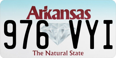 AR license plate 976VYI