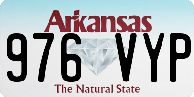 AR license plate 976VYP