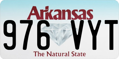 AR license plate 976VYT