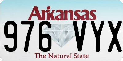 AR license plate 976VYX