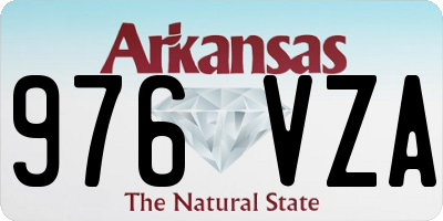 AR license plate 976VZA