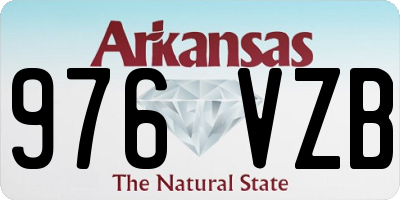 AR license plate 976VZB