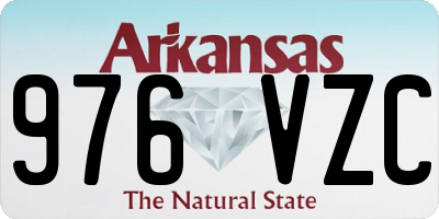 AR license plate 976VZC