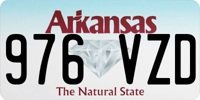 AR license plate 976VZD