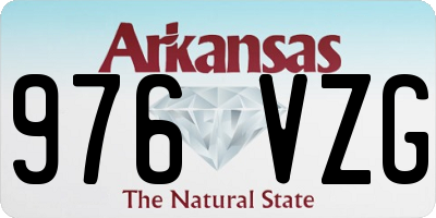 AR license plate 976VZG