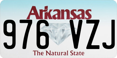 AR license plate 976VZJ