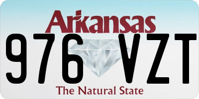 AR license plate 976VZT