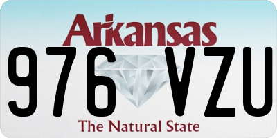 AR license plate 976VZU