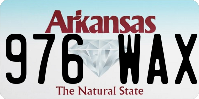AR license plate 976WAX
