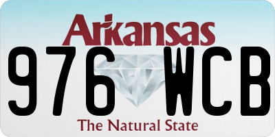 AR license plate 976WCB