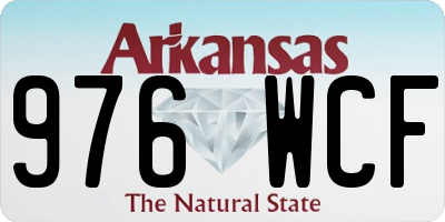 AR license plate 976WCF