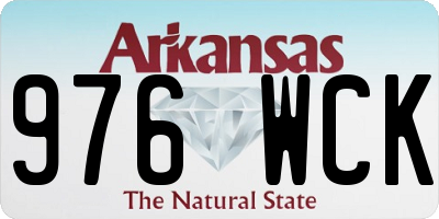 AR license plate 976WCK