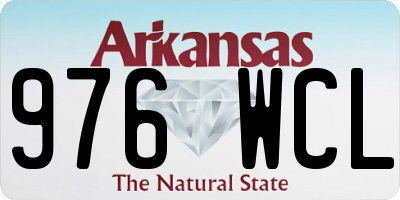 AR license plate 976WCL