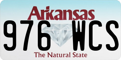 AR license plate 976WCS