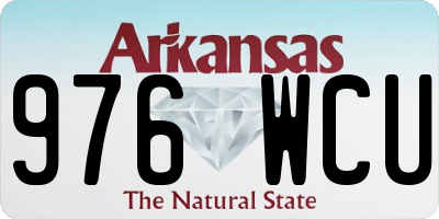 AR license plate 976WCU