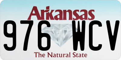AR license plate 976WCV