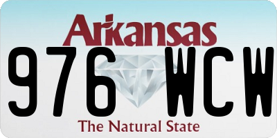 AR license plate 976WCW