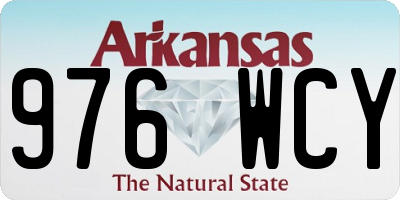 AR license plate 976WCY