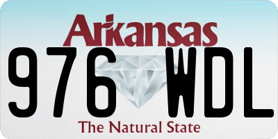 AR license plate 976WDL